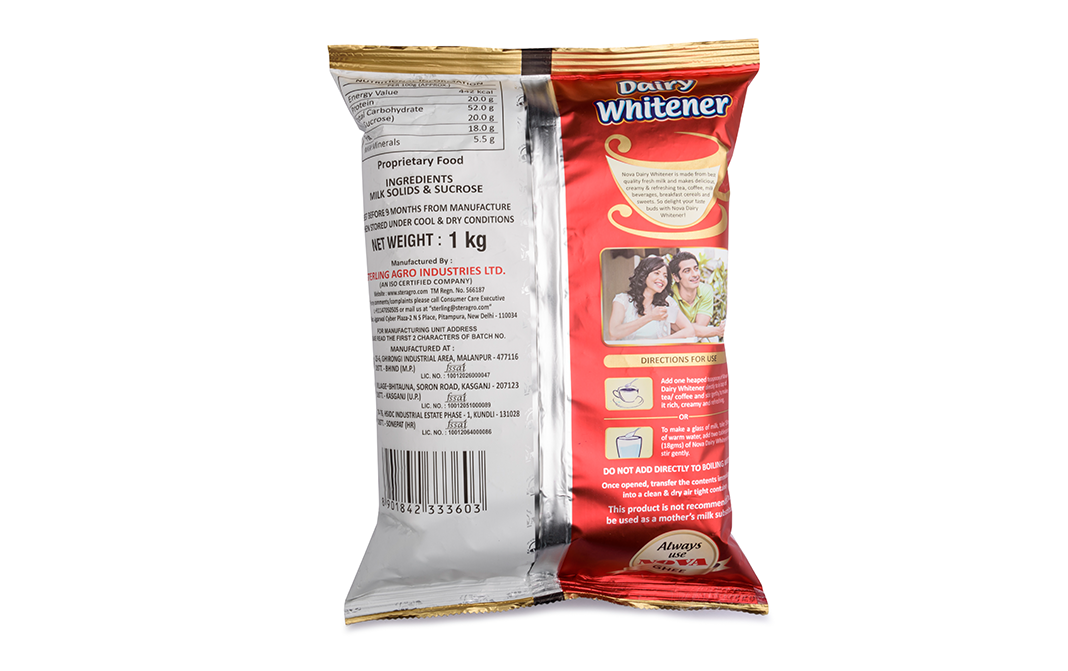 Nova Dairy Whitener    Pack  1 kilogram